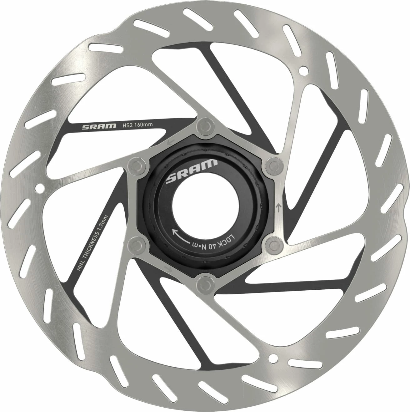 SRAM Disque De Frein HS2 - Arrondi - Centerlock 3 SRAM Disque De Frein HS2 - Arrondi - Centerlock