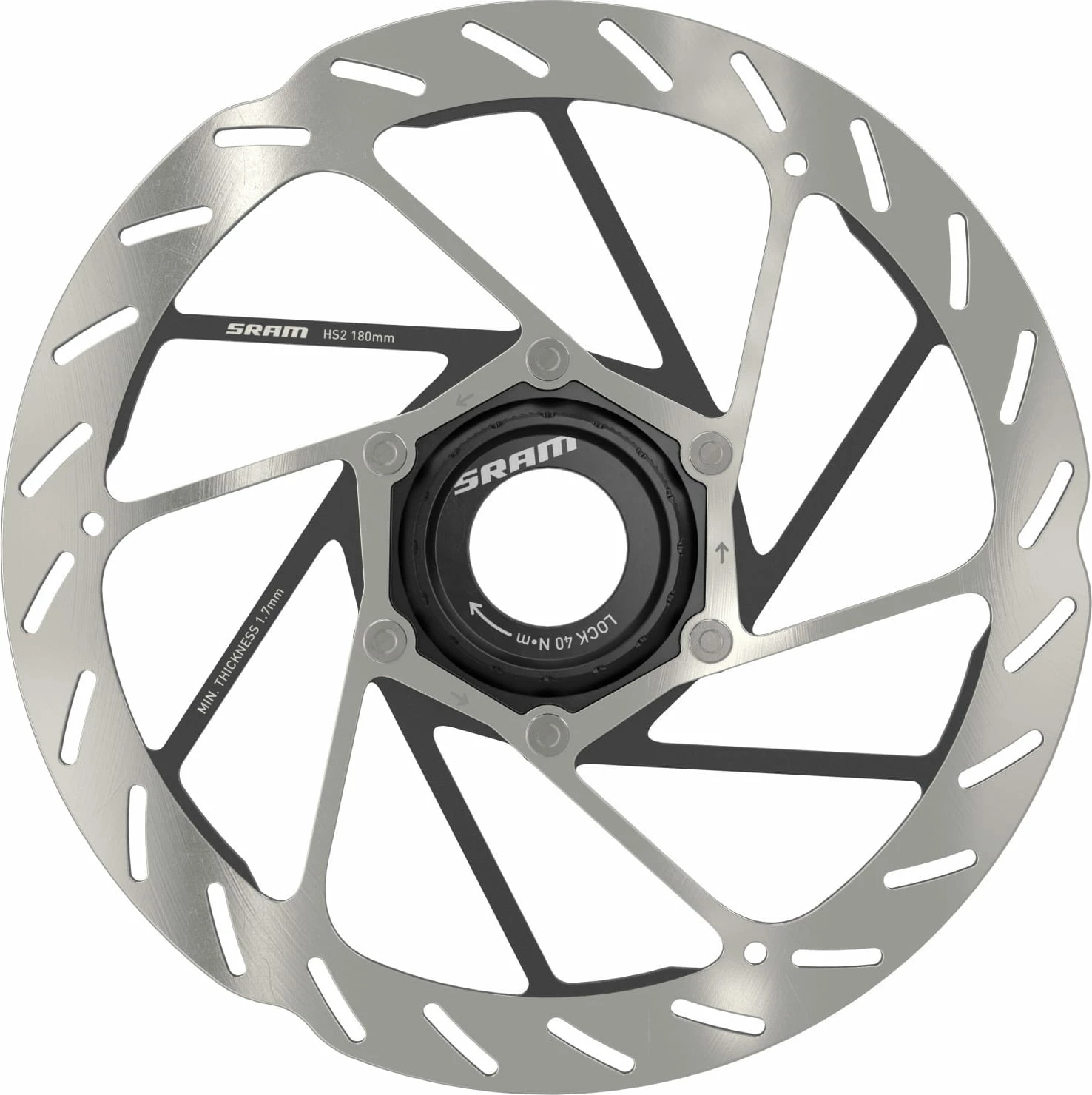 SRAM Disque De Frein HS2 - Arrondi - Centerlock 4 SRAM Disque De Frein HS2 - Arrondi - Centerlock – Image 2