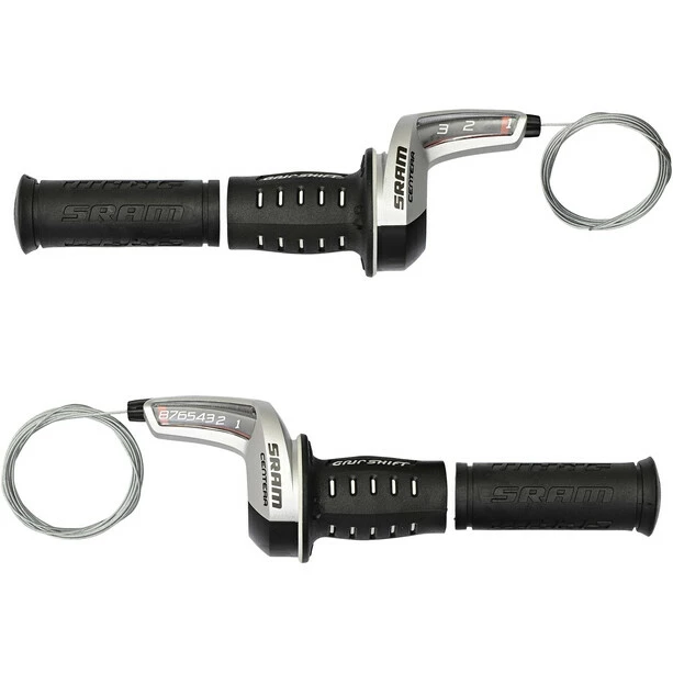 SRAM Centera Twist Shifter Set 3x8-speed, Noir 3 SRAM Centera Twist Shifter Set 3x8-speed, Noir