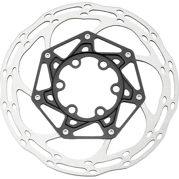 SRAM Centerline Rounded Disque De Frein Deux-pièces, Argent/noir 3 SRAM Centerline Rounded Disque De Frein Deux-pièces, Argent/noir