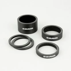 SRAM Set D'entretoises De Jeu De Direction UD Carbon, Noir/blanc
