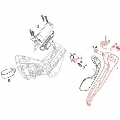 SRAM Red HRD B2 Kit De Levier De Frein Gauche