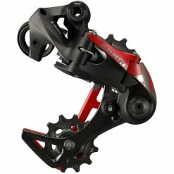 SRAM X01 DH Dérailleur Arrière 7 Vitesses Cage Moyenne, Noir/rouge